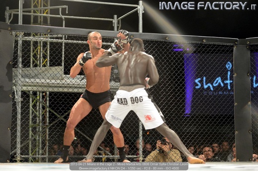 2012-04-21 Milano in the cage 2 - Mixed Martial Arts 0608 Omar Sylla-Christian Leoni